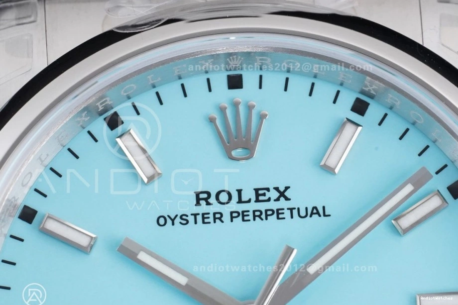 979 Best 1:1 Steel Oyster Dial DD3230 Tiffany 904L Edition Perpetual VSF V Blue 36mm 126000 FastDry 0821